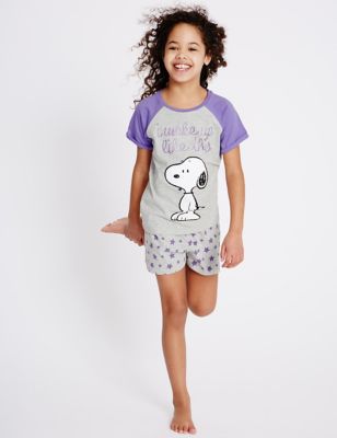 Snoopy&trade; Short Pyjamas &#40;6-16 Years&#41;